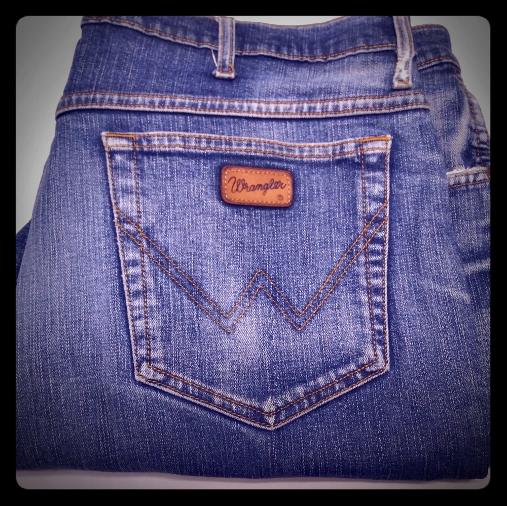 Wrangler 40 Regular Stretch Mens Jeans